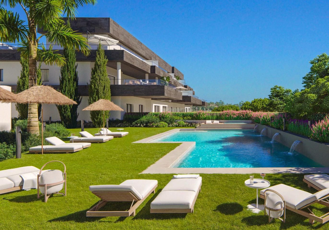 Garden of Apartment for sale in Casares  with Air Conditioner, Heating and Private garden