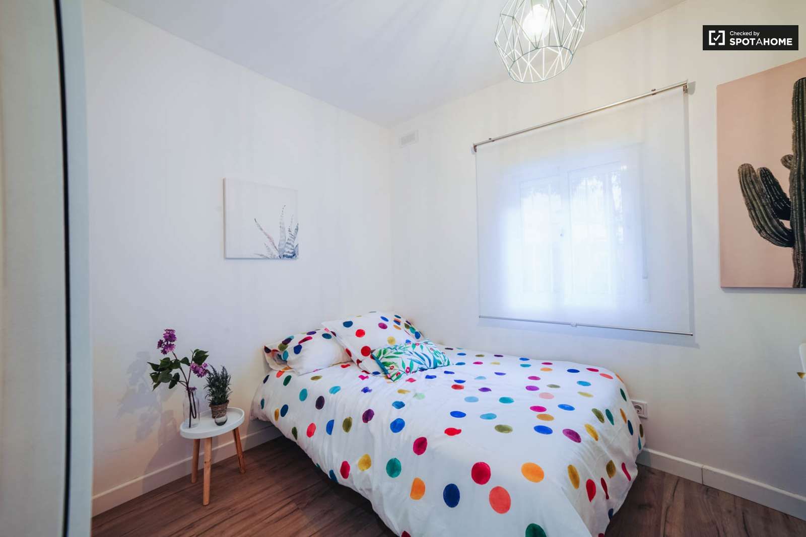 Schlafzimmer von Wohnung zur untervermieten in  Madrid Capital mit Klimaanlage, Heizung und Terrasse