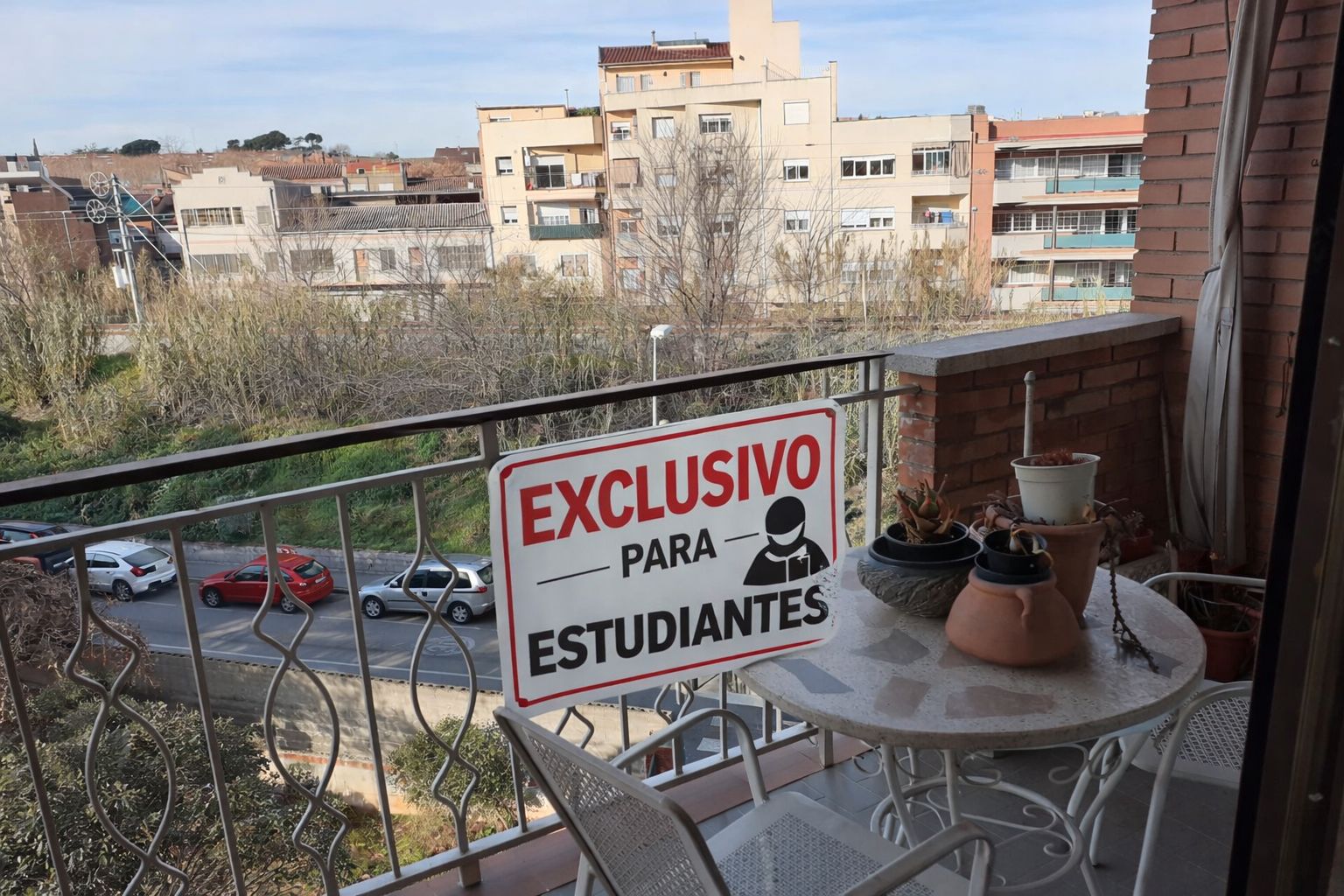 Vista exterior de Pis de lloguer en Mollet del Vallès amb Aire condicionat, Calefacció i Moblat