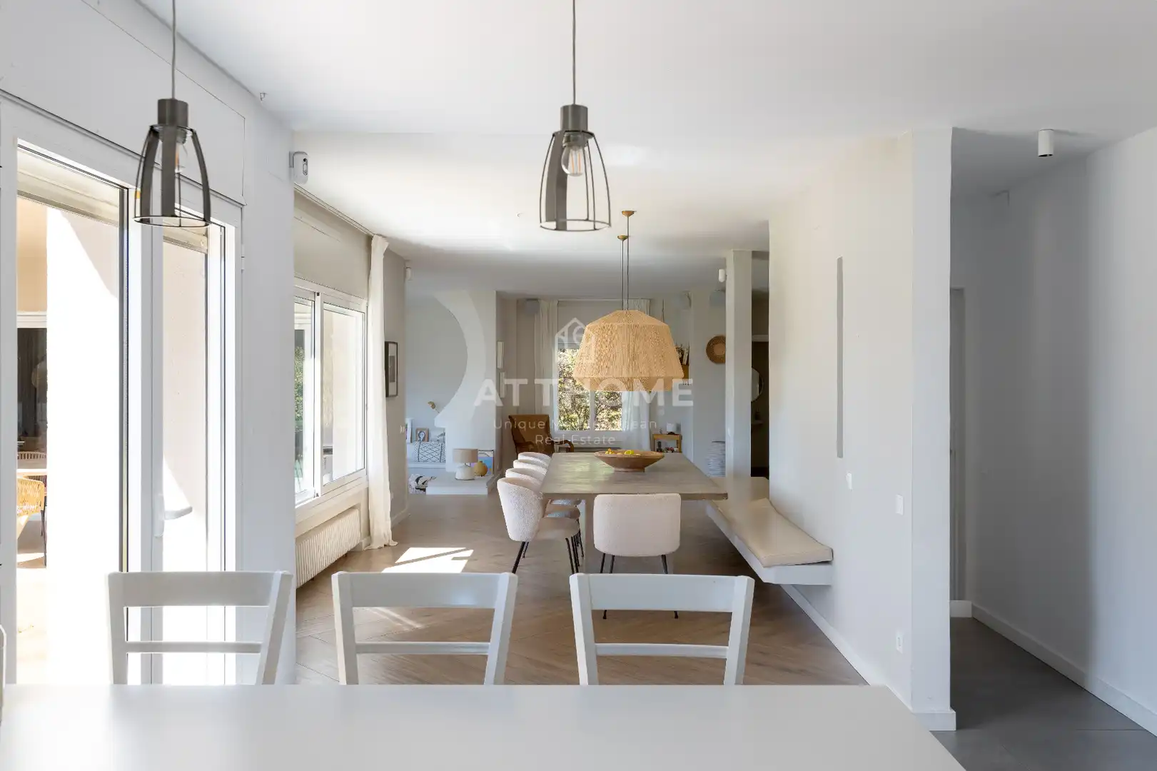 Dining room of Houses for rent in Cabrils  with Air Conditioner, Heating and Private garden