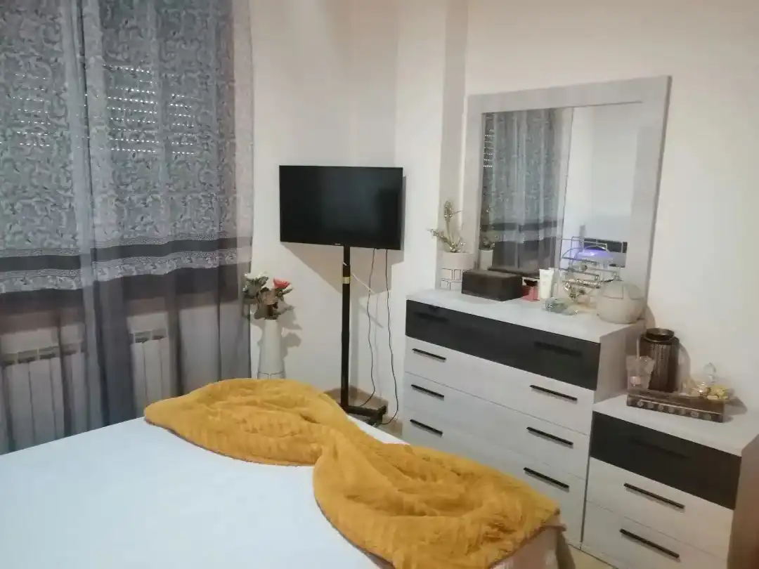 Bedroom of Flat for sale in Nogueira de Ramuín  with Heating, Parquet flooring and Furnished