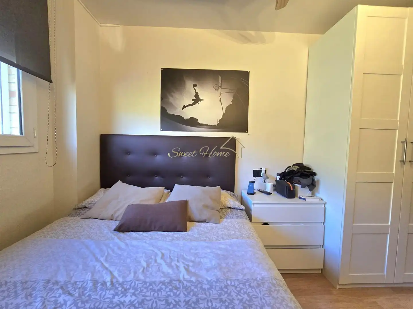 Bedroom of Flat for sale in Montgat  with Air Conditioner, Heating and Parquet flooring