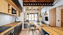 Kitchen of Flat for sale in  Barcelona Capital  with Air Conditioner, Heating and Furnished