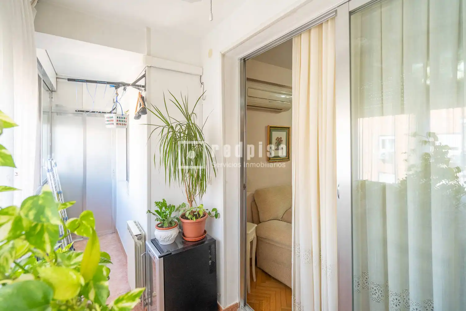 Terrasse von Wohnung zum Verkauf in Móstoles mit Klimaanlage, Heizung und Privatgarten