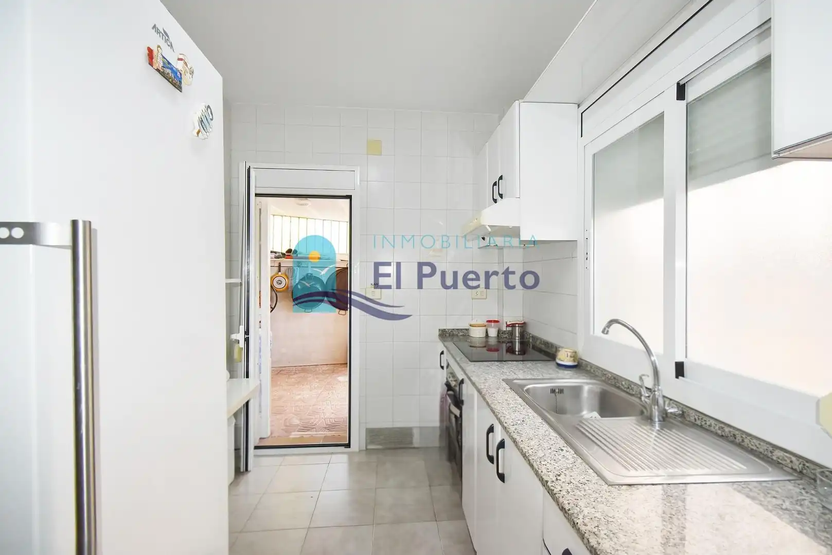 Cuina de Dúplex en venda en Mazarrón amb Aire condicionat, Calefacció i Jardí privat