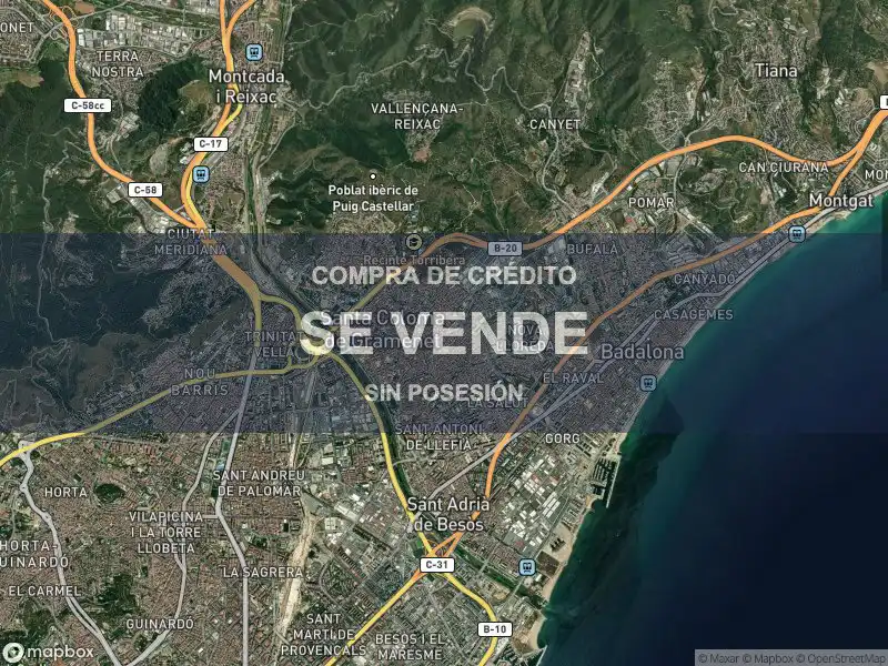 Vista exterior de Pis en venda en Santa Coloma de Gramenet