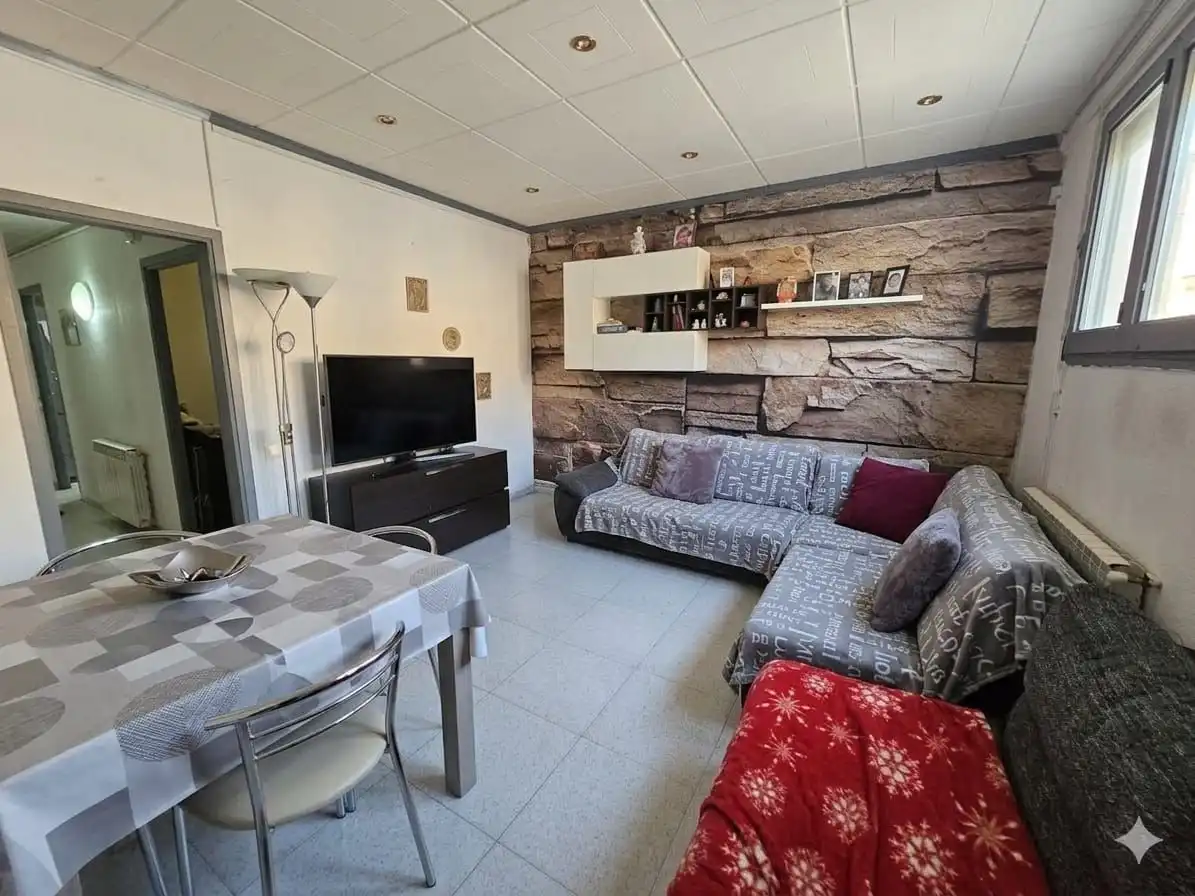Wohnzimmer von Erdgeschoss zum Verkauf in Mollet del Vallès mit Klimaanlage, Heizung und Terrasse