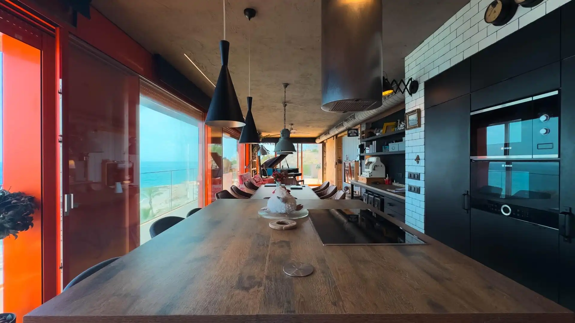 Cocina de Casa o chalet en venta en Villajoyosa / La Vila Joiosa con Aire acondicionado, Jardín privado y Terraza