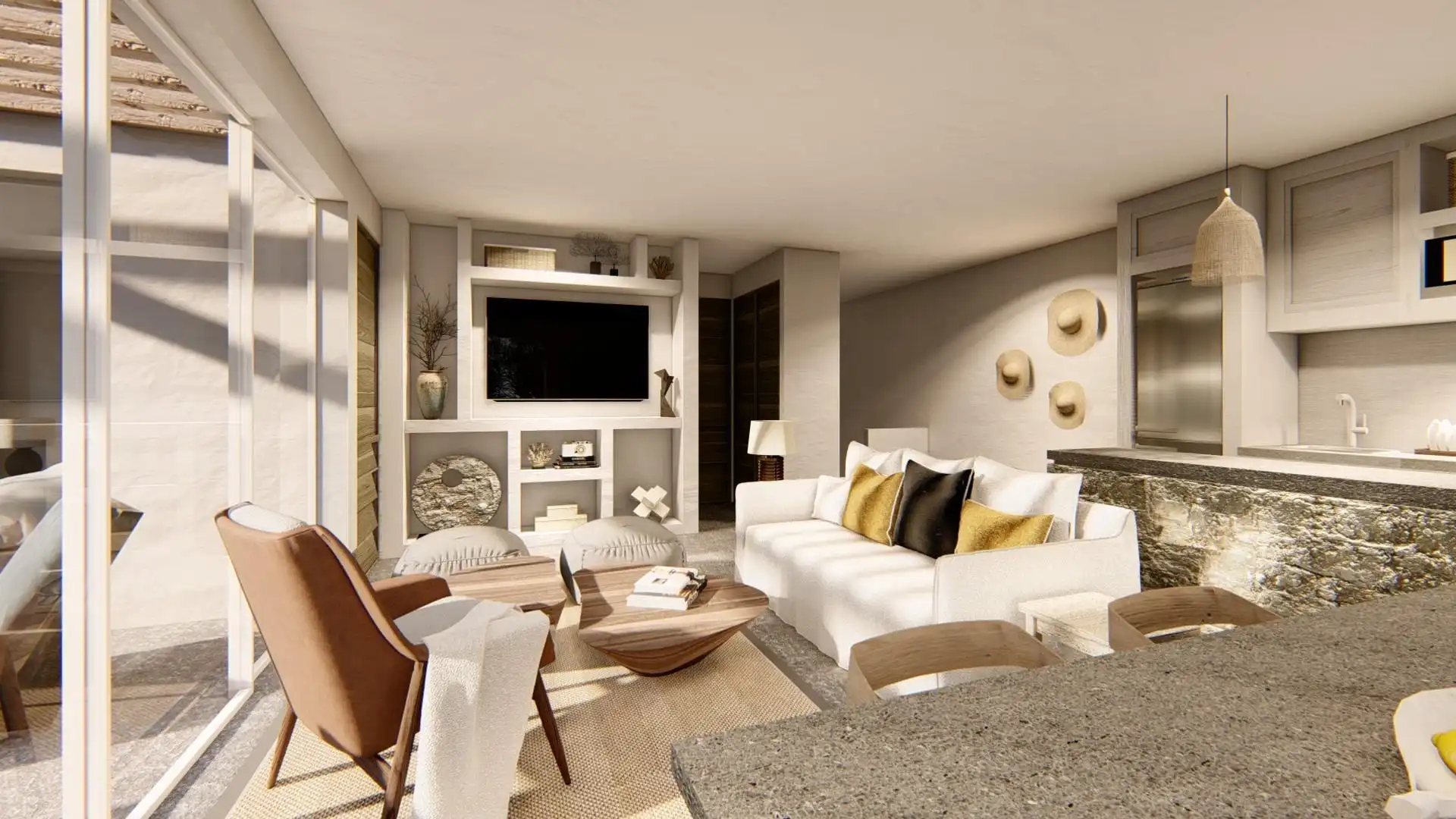 Living room of Attic for sale in Tarifa  with Air Conditioner, Private garden and Terrace