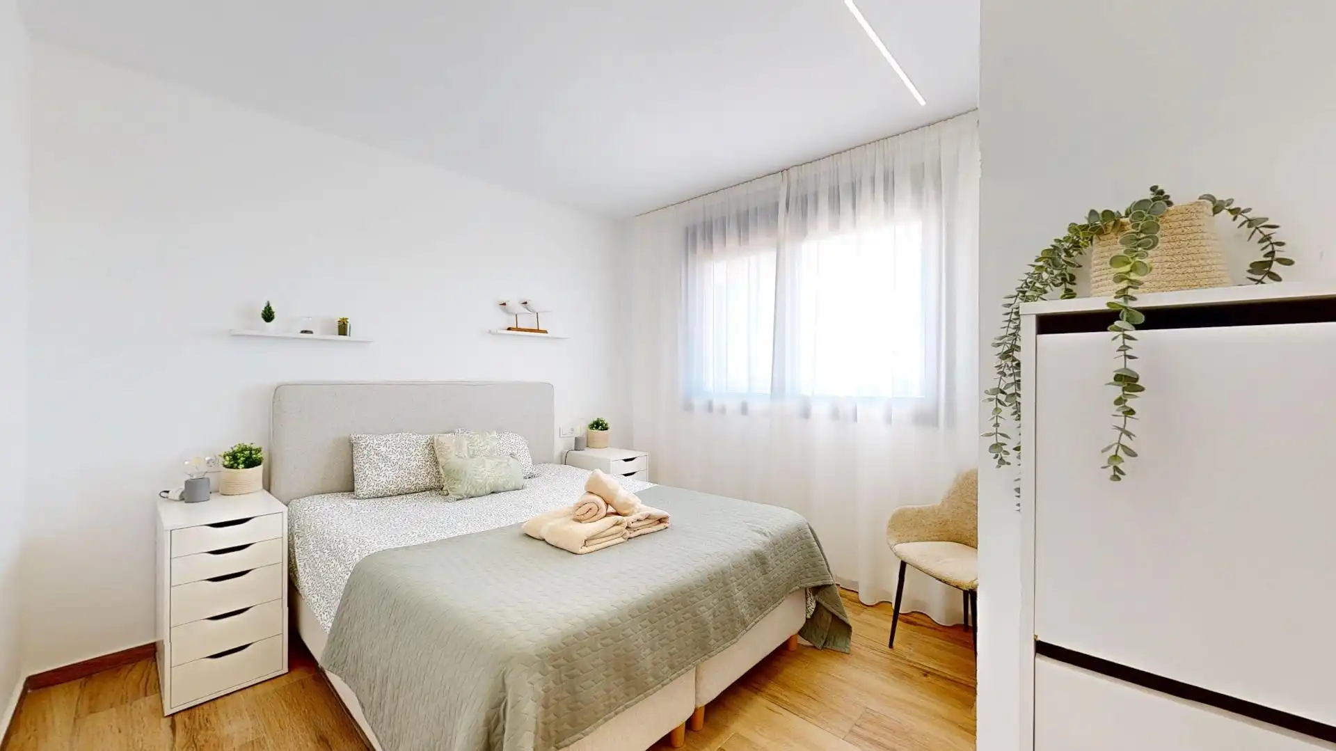Dormitori de Apartament en venda en San Javier amb Aire condicionat, Terrassa i Moblat