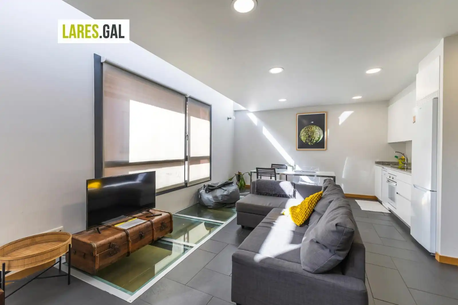 Sala de estar de Casa o chalet en venta en Cangas  con Calefacción, Amueblado y Horno