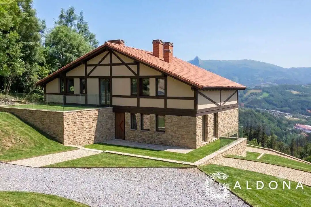 Vista exterior de Finca rústica en venta en Beasain con Jardín privado