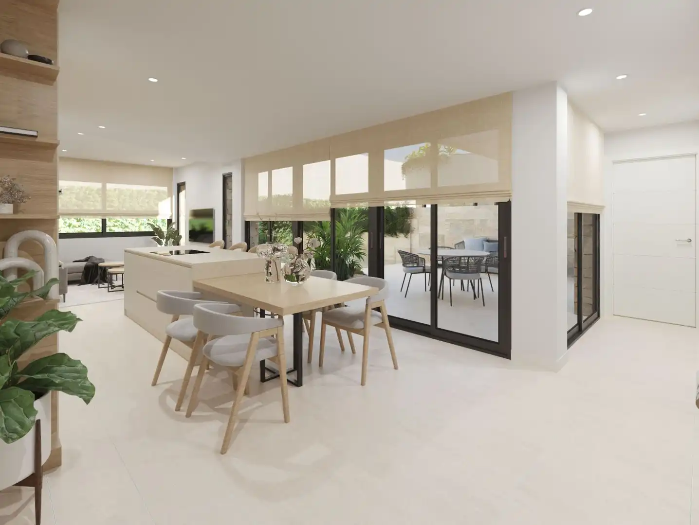 Cocina de Casa adosada en venta en Almoradí con Jardín privado, Terraza y Piscina