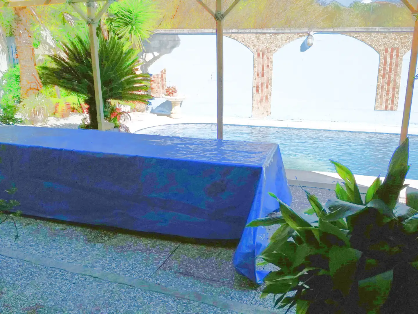 Terraza de Casa o chalet de alquiler en Sanlúcar de Barrameda con Aire acondicionado, Calefacción y Jardín privado