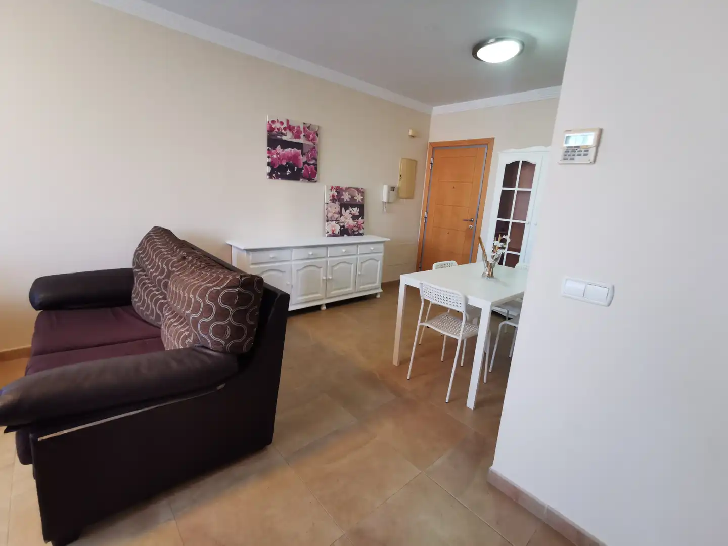 Wohnzimmer von Wohnung zur Miete in Málaga mit Klimaanlage, Heizung und Möbliert