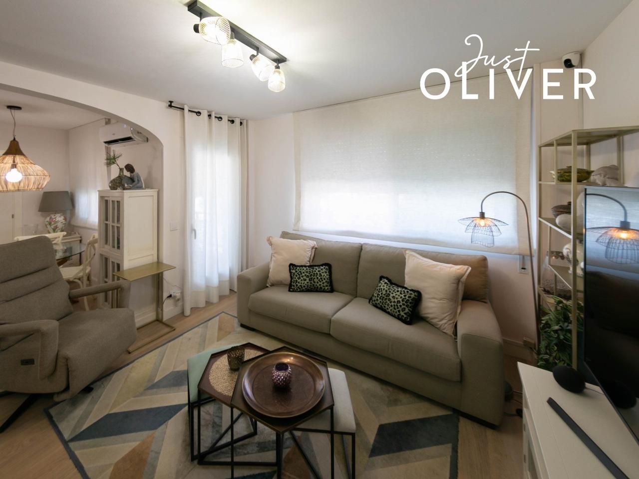 Living room of Flat for sale in Cambrils  with Furnished and Balcony