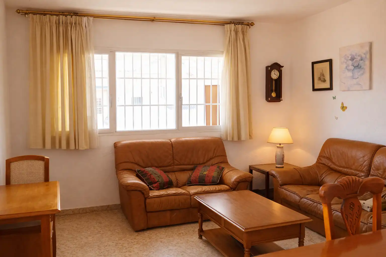 Wohnzimmer von Dachboden zum Verkauf in Málaga mit Klimaanlage, Privatgarten und Terrasse