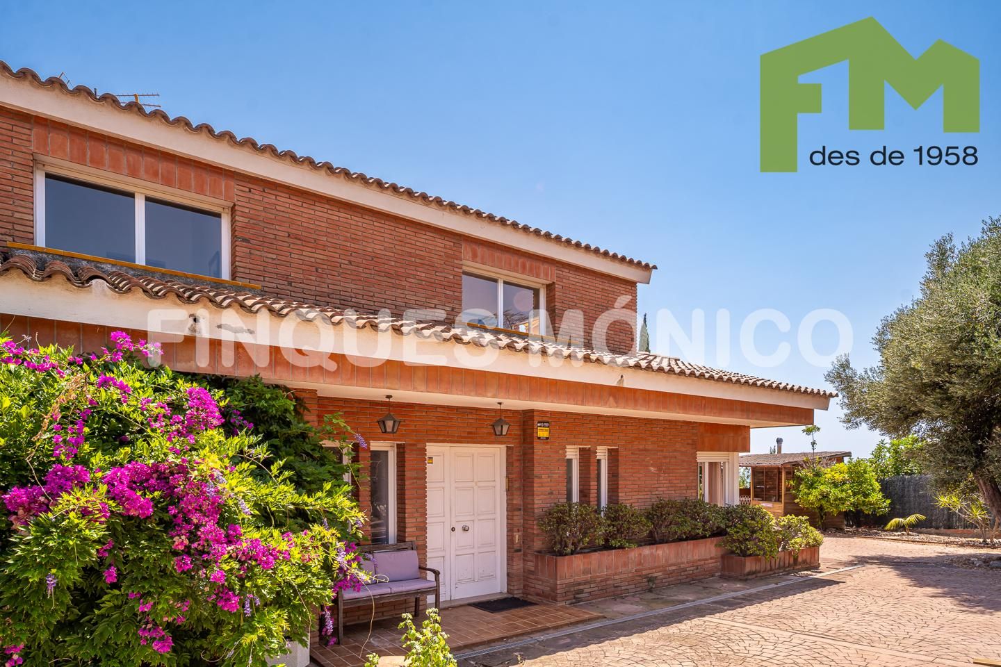 Exterior view of House or chalet for sale in Teià  with Air Conditioner, Heating and Private garden