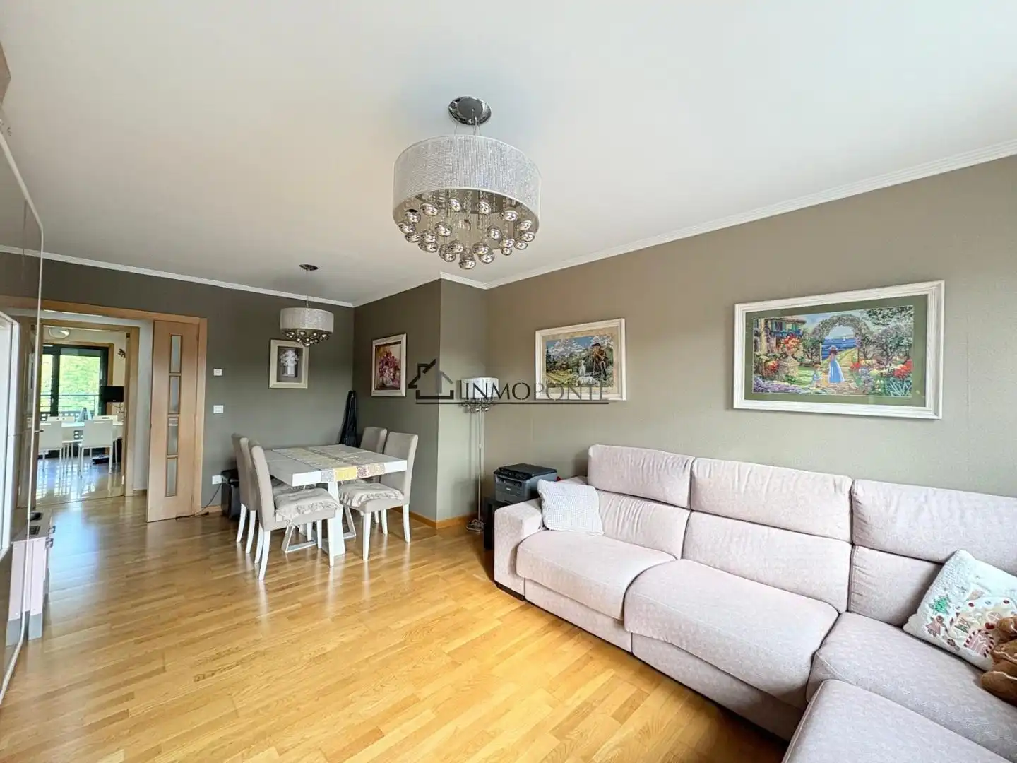 Exterior view of Flat for sale in Pontevedra Capital   with Heating, Storage room and Swimming Pool