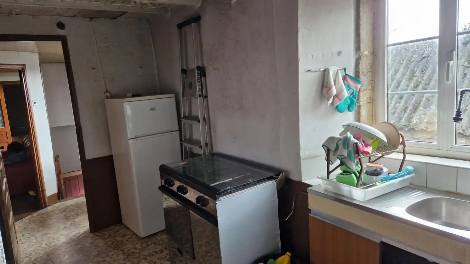 Cocina de Finca rústica en venta en Taboada con Jardín privado