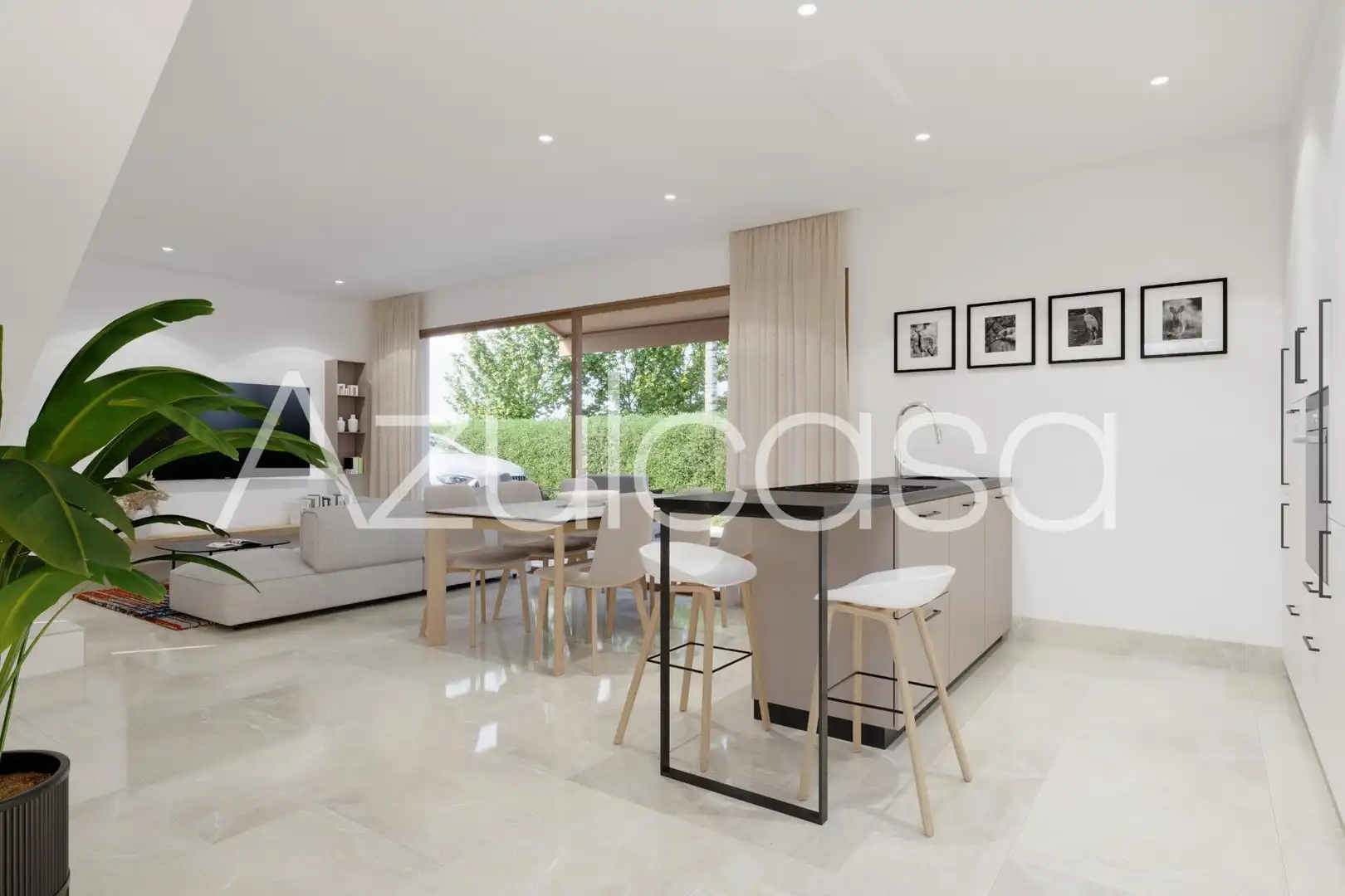 Sala de estar de Casa o chalet en venta en Elche / Elx con Aire acondicionado, Jardín privado y Terraza