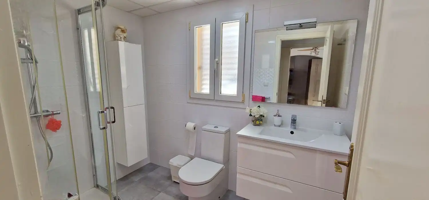 Baño de Casa o chalet en venta en Mojácar con Aire acondicionado, Calefacción y Terraza
