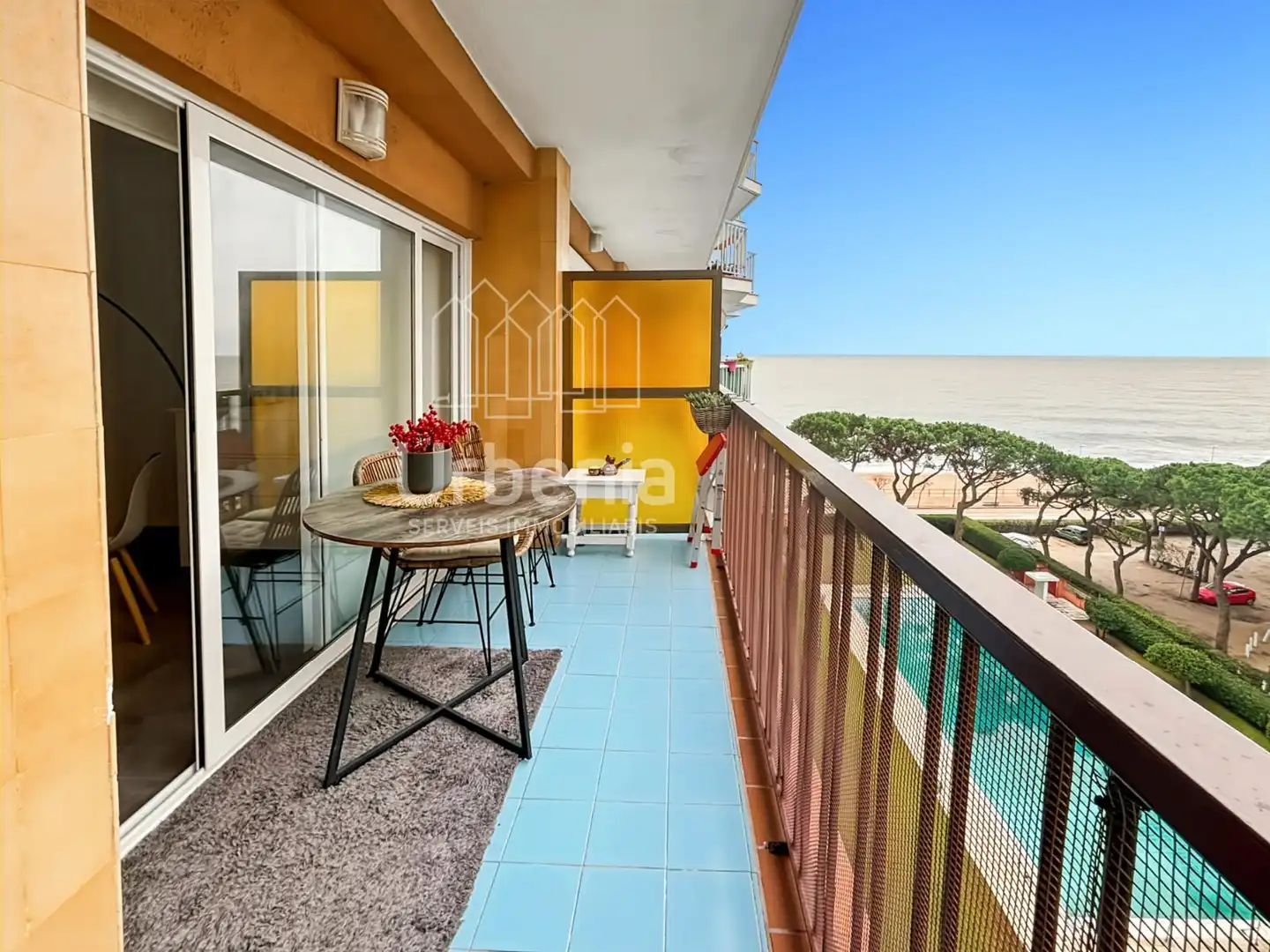 Balcony of Flat for sale in Blanes  with Air Conditioner, Terrace and Swimming Pool