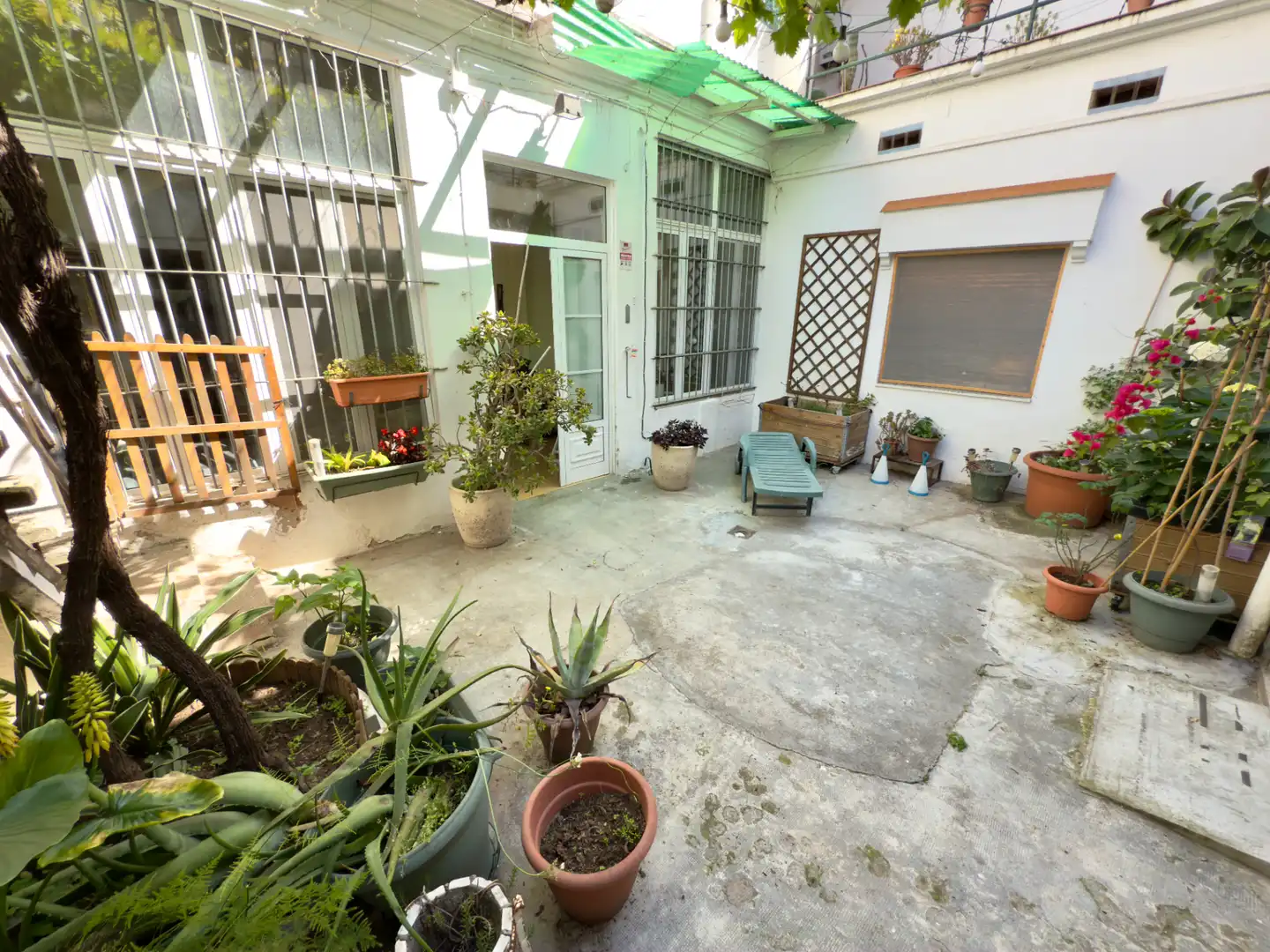 Garten von Erdgeschoss zum Verkauf in Sant Boi de Llobregat mit Klimaanlage, Parkett und Terrasse