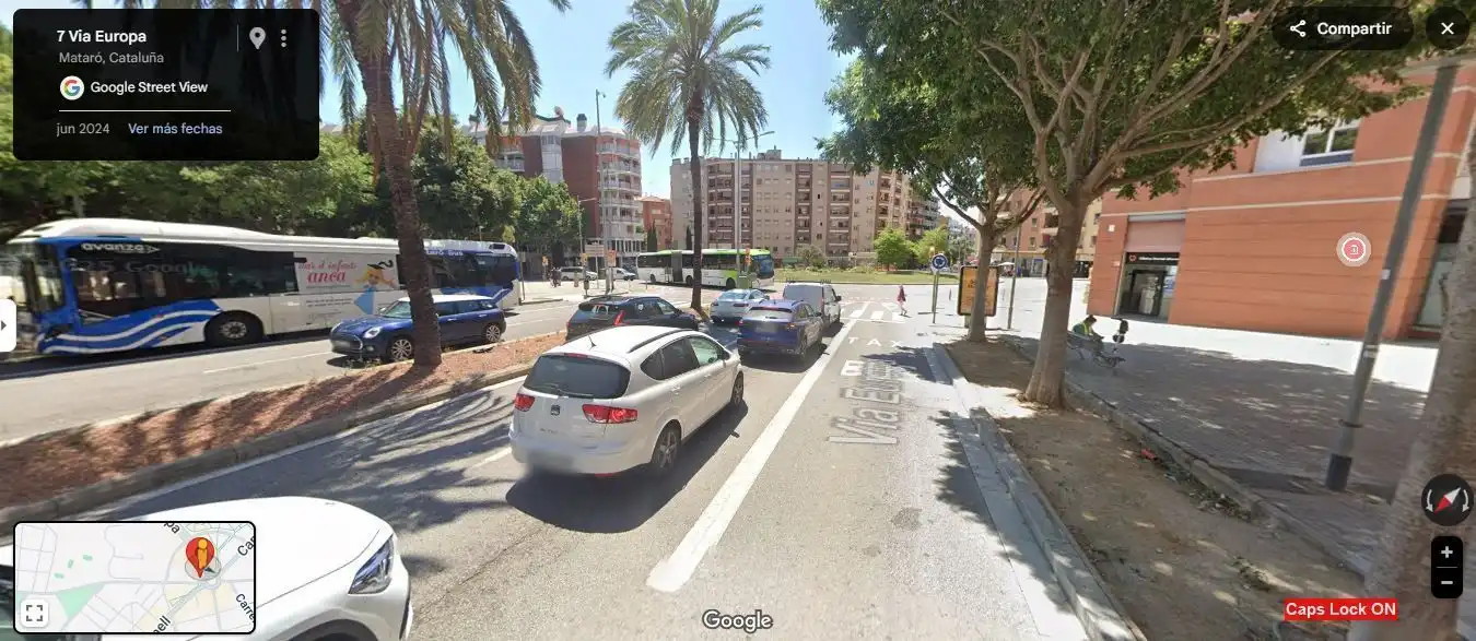 Vista exterior de Garaje en venta en Mataró