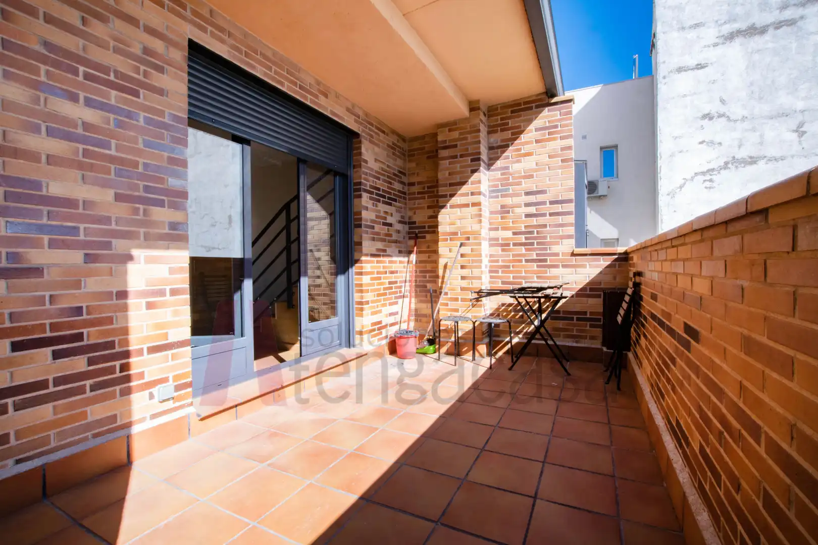 Terrasse von Dachboden zur Miete in Madrid mit Klimaanlage, Heizung und Parkett