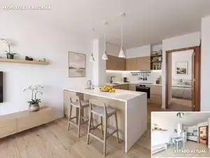 Cocina de Apartamento en venta en Mogán con Terraza