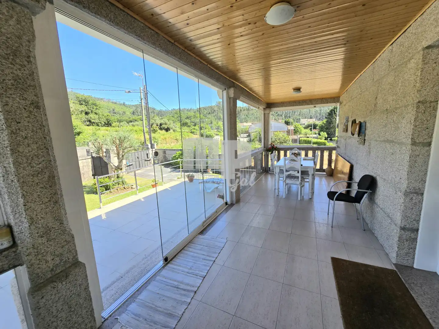Terraza de Casa o chalet en venta en Vigo  con Calefacción, Jardín privado y Terraza