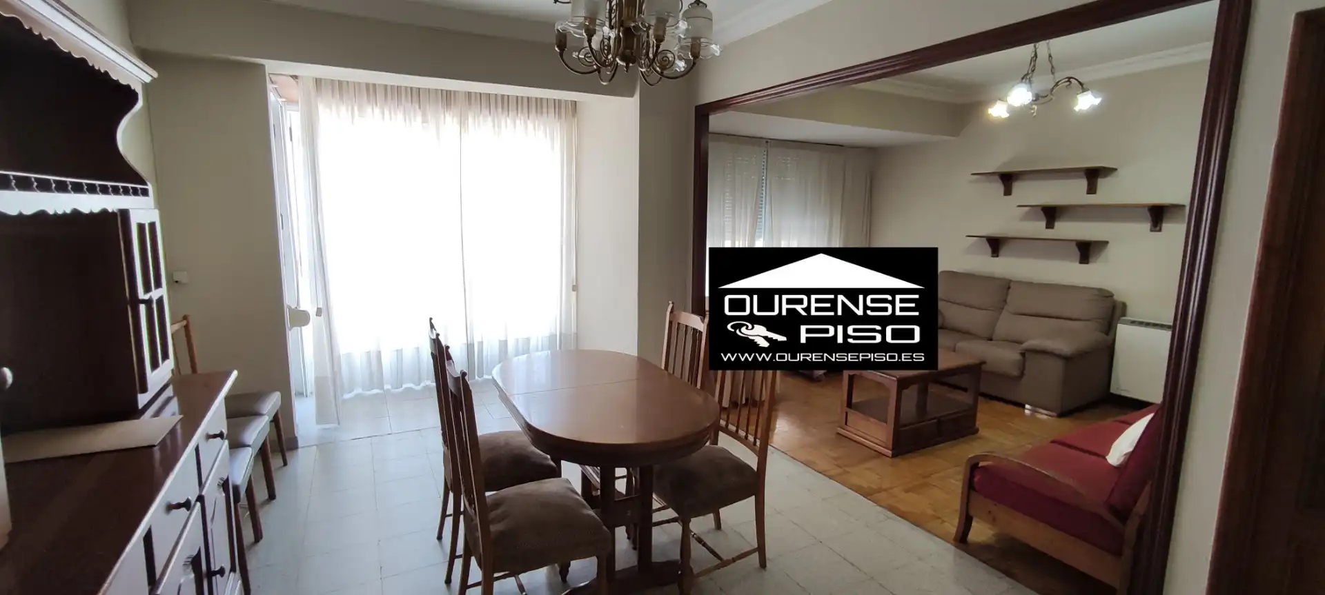 Comedor de Piso de alquiler en Ourense Capital  con Calefacción y Amueblado