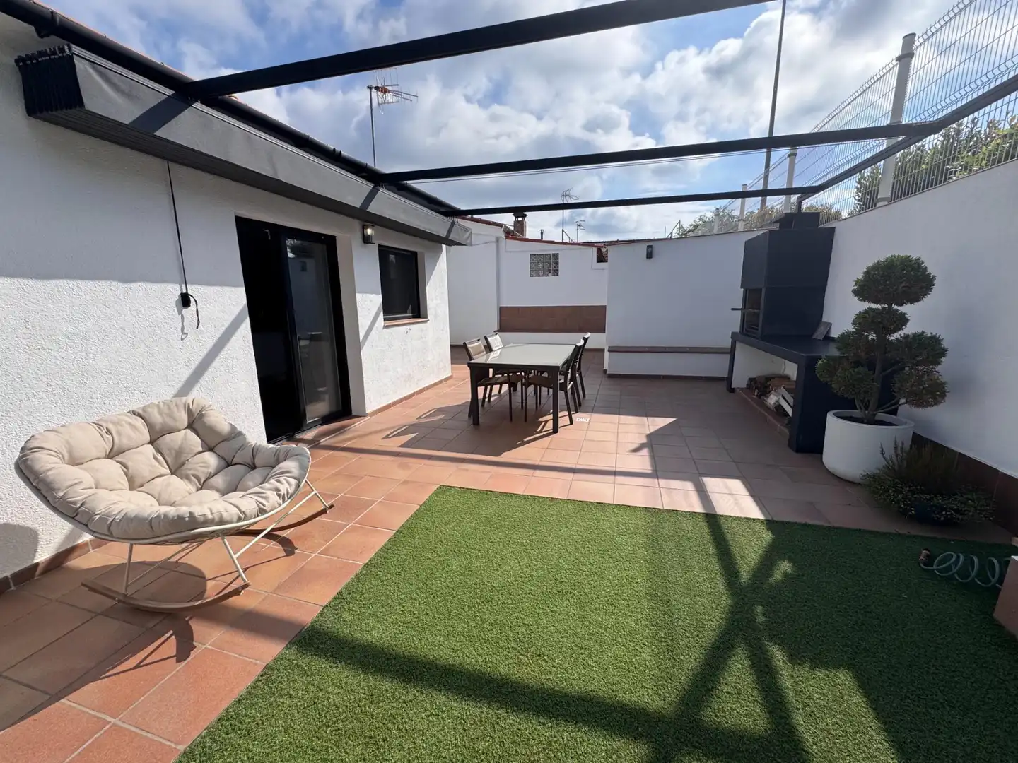 Terraza de Casa adosada en venta en Blanes con Aire acondicionado, Calefacción y Jardín privado