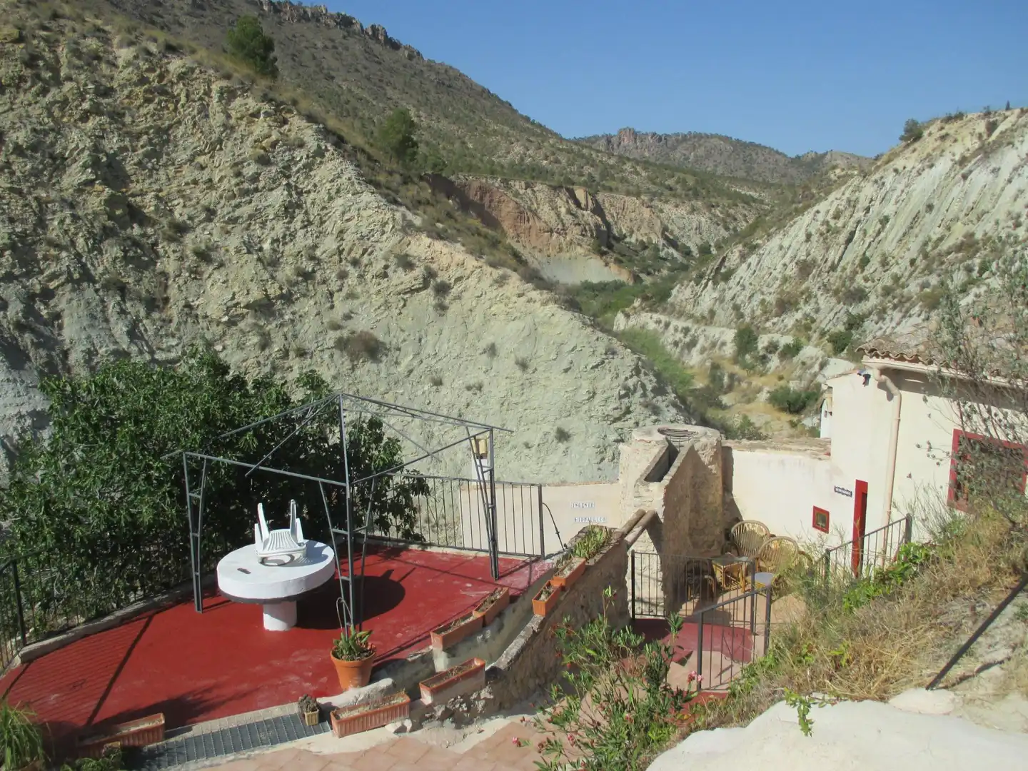 Terraza de Finca rústica en venta en Ricote con Aire acondicionado, Calefacción y Jardín privado