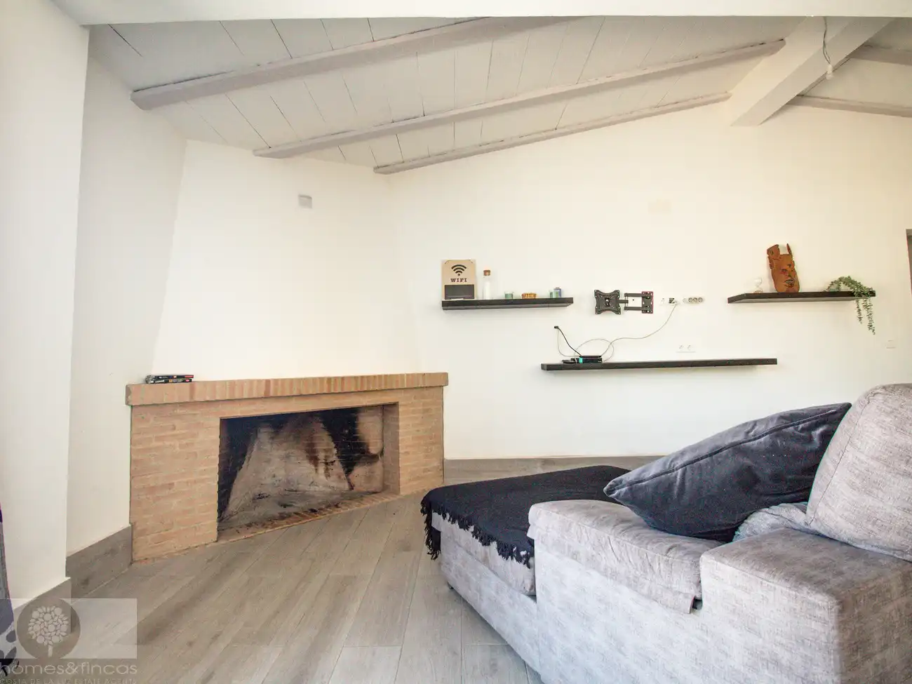 Sala d'estar de Finca rústica en venda en Sanlúcar de Guadiana