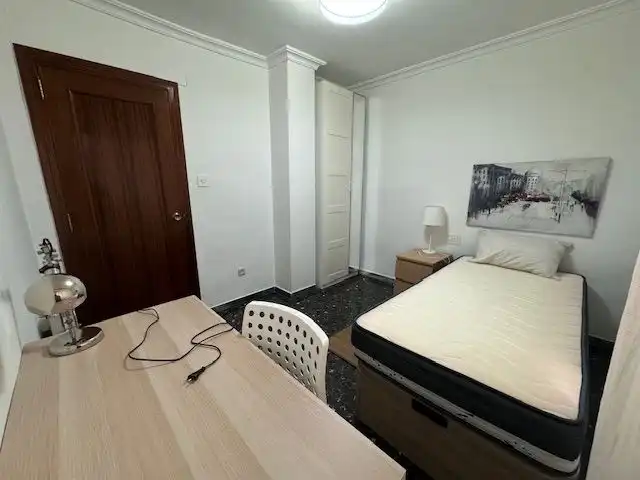 Bedroom of Flat for share in Alcoy / Alcoi  with Heating, Terrace and Furnished