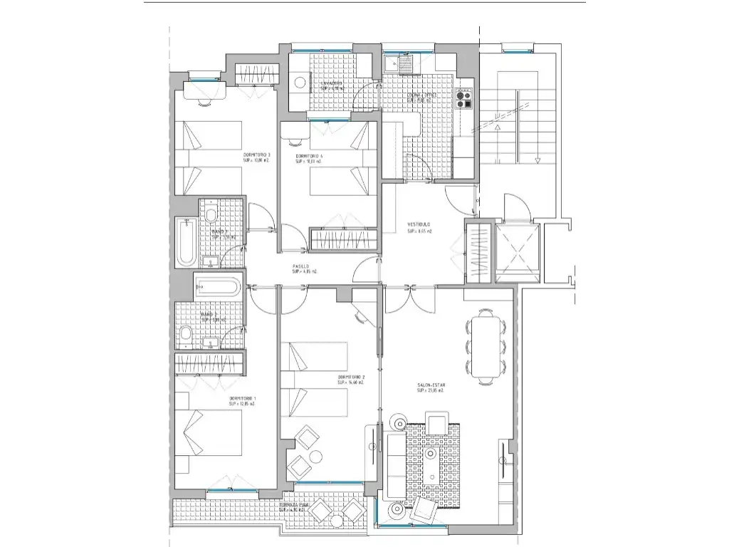 Piso en venta en Badajoz con Aire acondicionado, Calefacción y Terraza