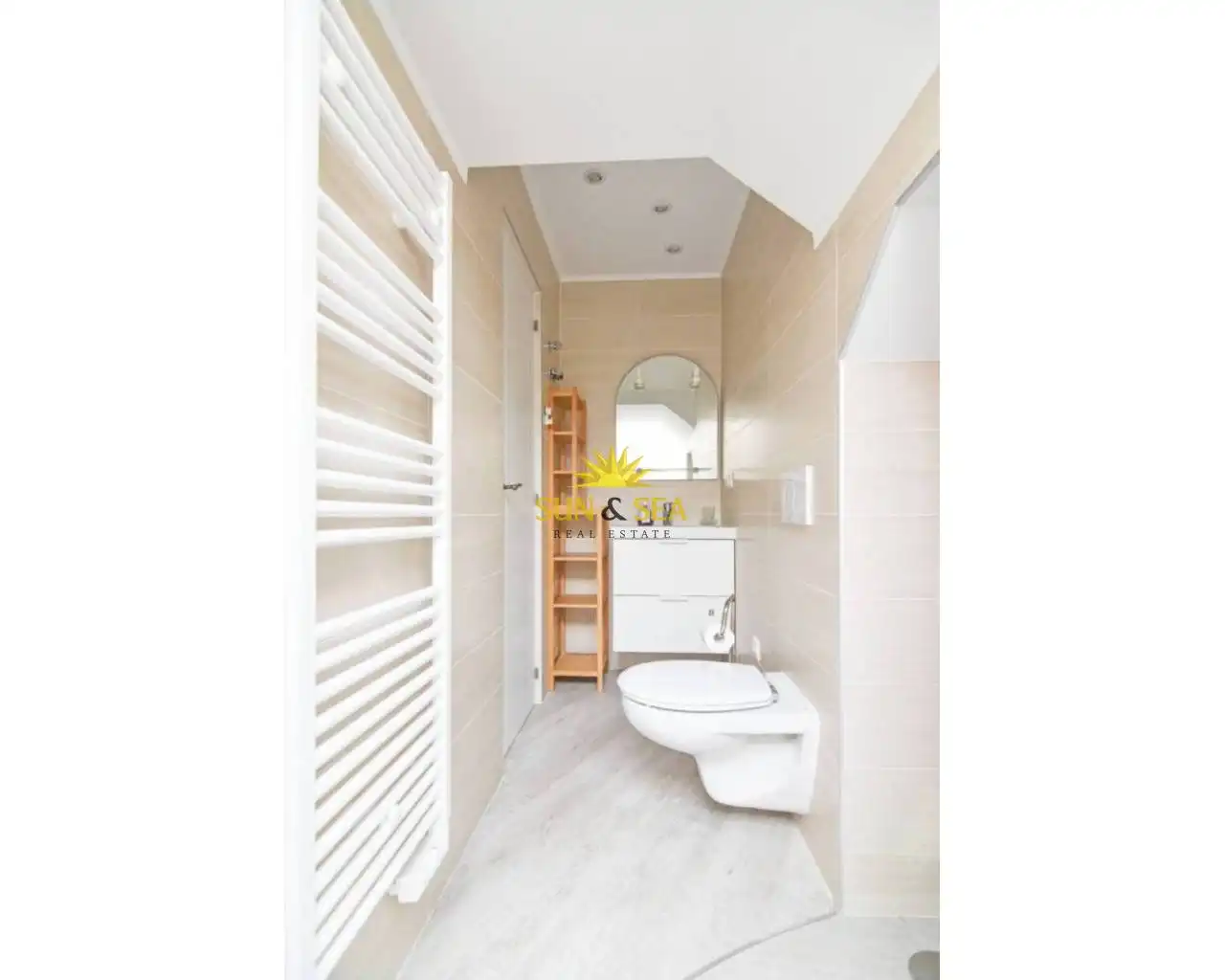 Bathroom of Houses for rent in Santa Pola  with Air Conditioner, Heating and Terrace