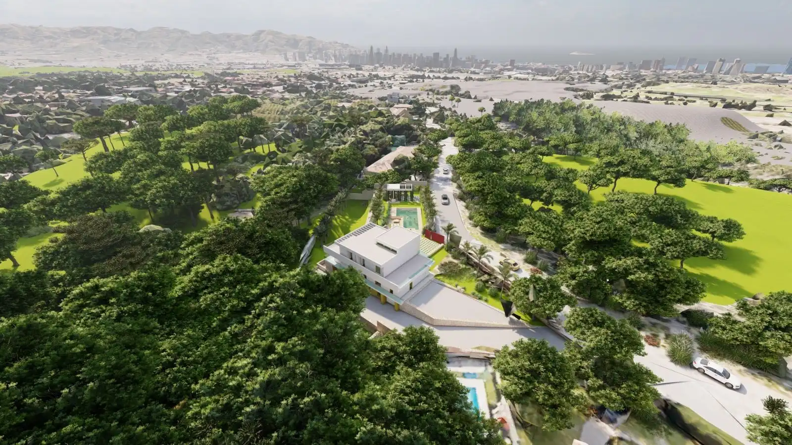 Xalet amb piscina en venda a Urbanizaciones