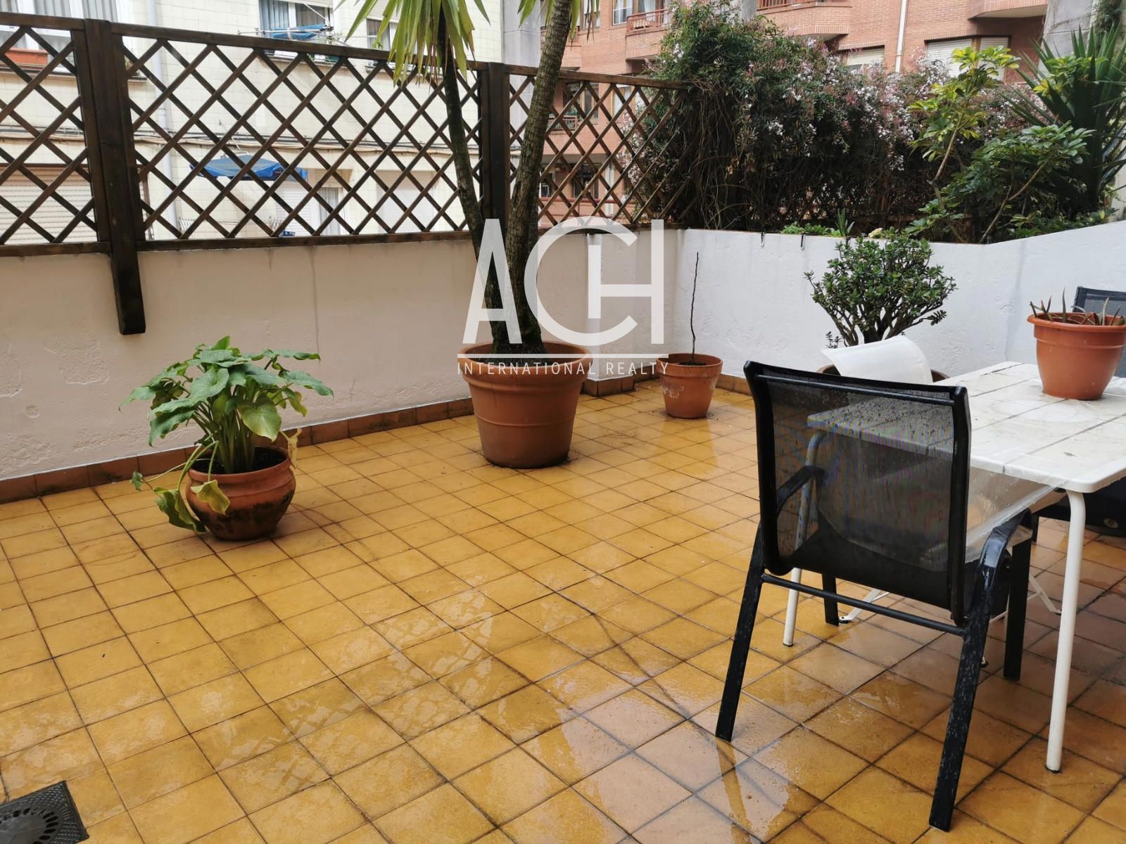 Terrace of Flat to rent in Bilbao   with Heating, Terrace and Furnished