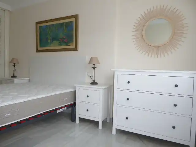 Bedroom of Apartments for rent in Málaga  with Air Conditioner, Furnished and Microwave