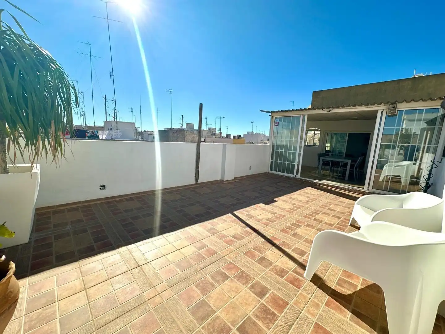 Terraza de Ático en venta en Elche / Elx con Terraza, Amueblado y Balcón