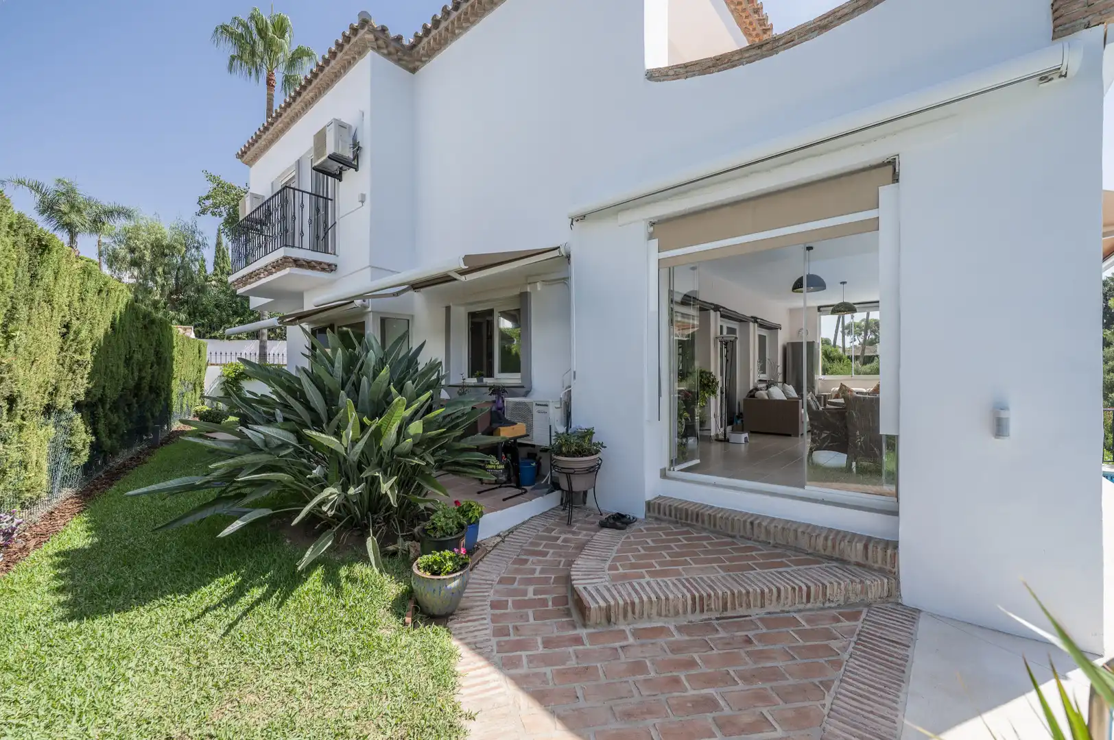 Jardín de Casa o chalet en venta en Mijas con Aire acondicionado, Jardín privado y Terraza