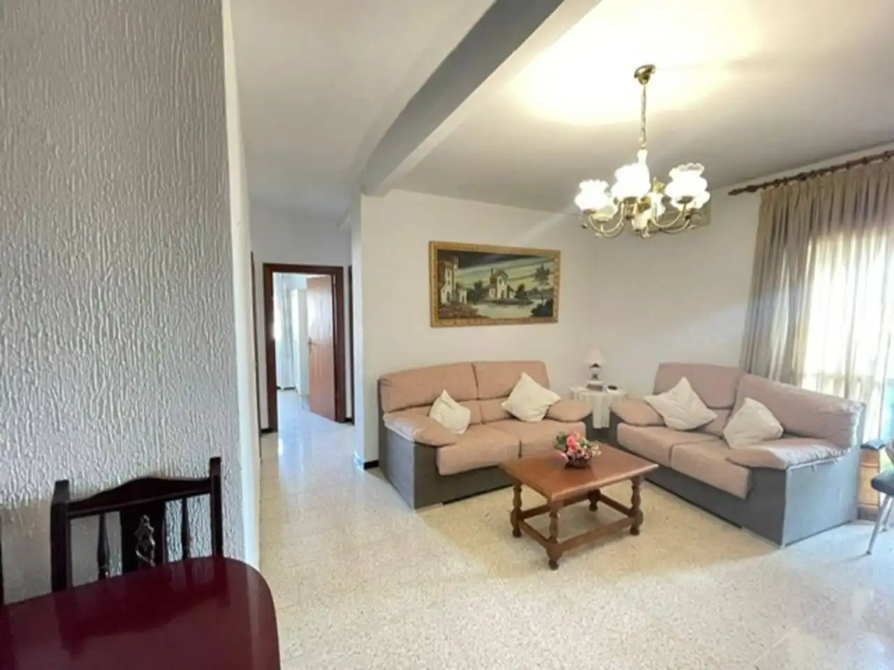 Sala de estar de Piso en venta en Estepona con Terraza y Amueblado