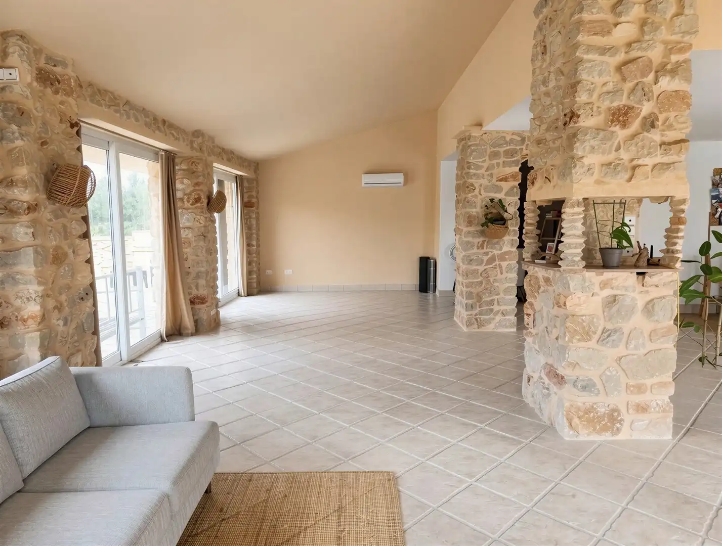 Sala de estar de Finca rústica en venta en Sant Llorenç des Cardassar con Aire acondicionado, Calefacción y Trastero