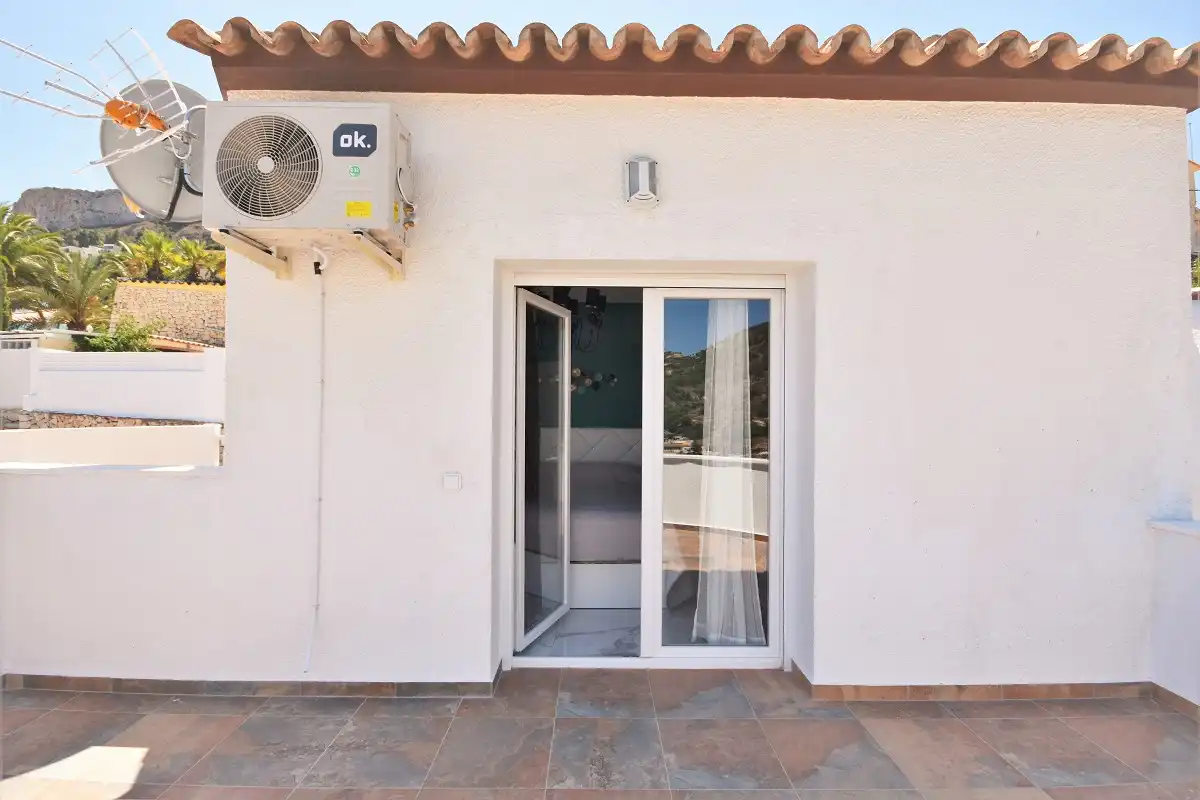 Terraza de Casa o chalet en venta en Calpe / Calp con Aire acondicionado, Calefacción y Jardín privado