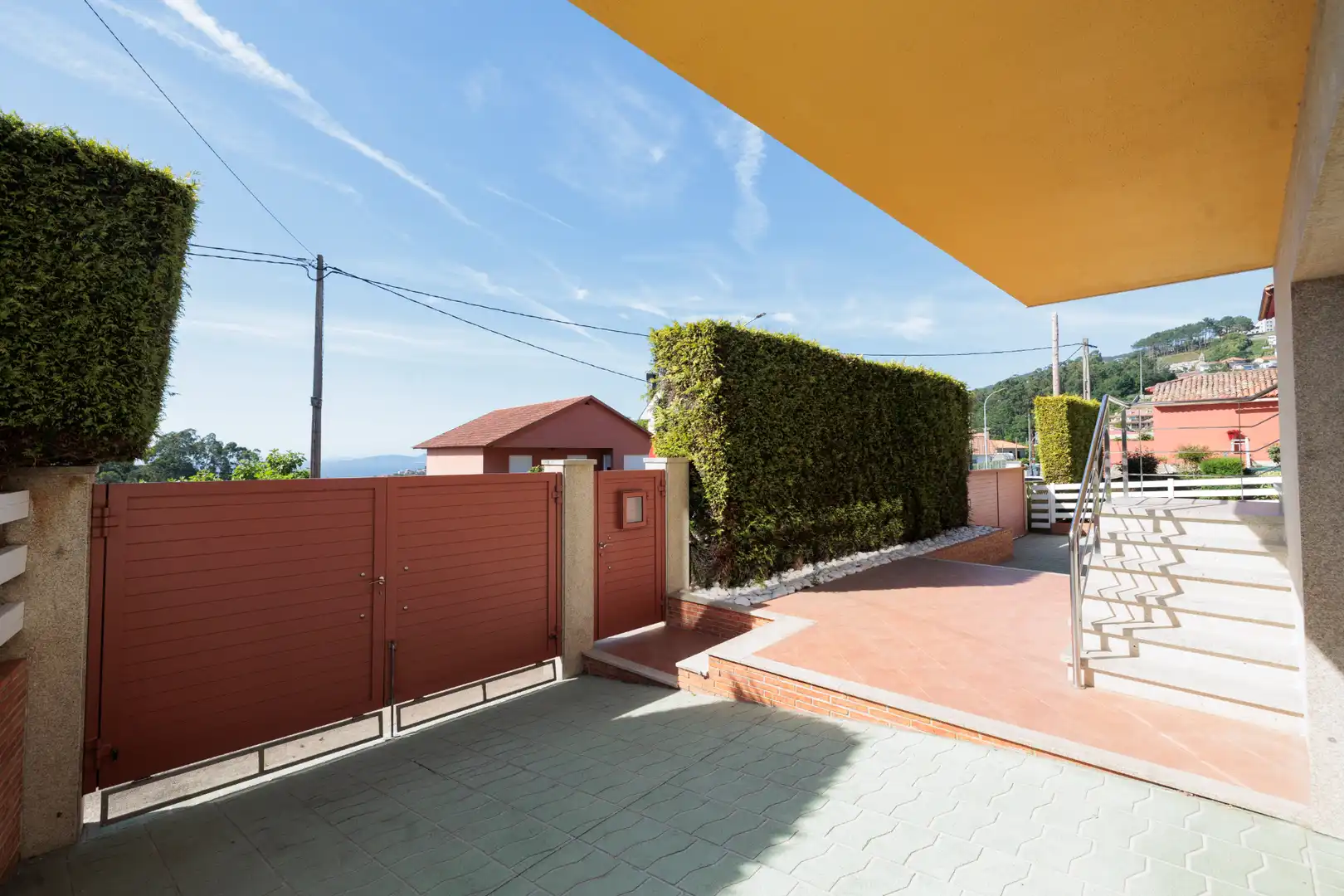 Terraza de Casa o chalet en venta en Vigo  con Jardín privado, Parquet y Terraza