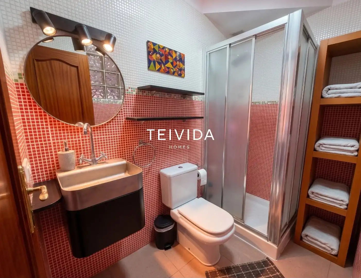 Bathroom of Flat for rent in Adeje  with Air Conditioner, Terrace and Swimming Pool