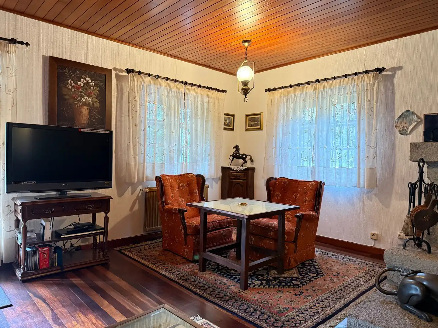 Sala de estar de Casa o chalet en venta en Muxía con Calefacción y Jardín privado